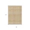 Homeroots 5' X 8' Gold And Ivory Chevron Washable Indoor Outdoor Area Rug 612257 - alternate 4