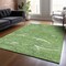 Homeroots 3' X 5' Green Blue And Ivory Abstract Washable Indoor Outdoor Area Rug 601050 - alternate 4