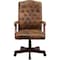 Flash Furniture Executive Chair Brown High Back Exec Chair, Fixed Arms, 19-1/2" to 23" Height 802-BRN-GG - alternate 1