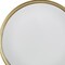Homeroots 10" Gold Round Iron Textured Framed Accent Mirror 485069 - alternate 2