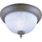 Boston Harbor Single Light Flush Mount Ceiling Fixture, 120 V, 60 W, 1-Lamp, A19 or CFL Lamp F202CS01-8031MB3L - alternate 1