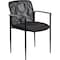 Lorell Reception Side Guest Chair, 23.8 in W 23.5" L 33" H, Mesh Seat LLR69506 - alternate 1