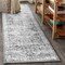 Jonathan Y Modern Persian Vintage Medallion Light Gray 2 ft. x 8 ft. Runner Rug MDP100A-28 - alternate 1
