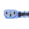 Ac Works 15 ft Medical-Grade Power Cord, 5-15P Green Dot to Right-Angle IEC C13 MD15ARC13-180BK - alternate 2