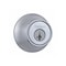 Kwikset Deadbolt, Satin Chrome, 2-3/8 to 2-3/4 in Backset, K Keyway 96600-667 - alternate 2