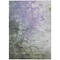Homeroots 8' X 10' Lavender Olive Green And Silver Abstract Washable Indoor Outdoor Area Rug 617362 - alternate 2