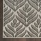 Homeroots 6' Charcoal And Beige Botanical Leaves Indoor Outdoor Runner Rug 564011 - alternate 4
