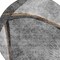Homeroots 8' Gray Chocolate And Silver Round Abstract Washable Indoor Outdoor Area Rug 582256 - alternate 5