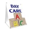 Signmission Day Care, 36 Inch x 24 Inch A-frame Yard Sign, Plastic Sign SBC-2436-Day Care - alternate 1