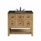 James Martin Vanities Breckenridge 36" Single Vanity, Light Natural Oak, w/ 3 CM Phantome Eclos Top 330-V36-LNO-3PHT - alternate 1