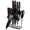 Soho Lounge 13 Piece Cutlery Set with Acrylic Knife Stand in Brown 137384.13 - alternate 1