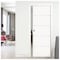 Sartodoors Slab Barn Door Panel, Planum 0020 White Silk, Sturdy Finished Flush Modern Doors, Pocket Closet Sli PLANUM0020S-WS-3296 - alternate 3