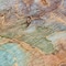Homeroots 8' Copper Orange And Teal Blue Round Abstract Washable Indoor Outdoor Area Rug 581763 - alternate 5