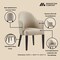 Manhattan Comfort 8-Piece Hillman Dining Chair and Arm Chair in Sand 8-DC087AR2-SD - alternate 4