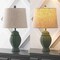 Jonathan Y Margie Wicker 20.5" Bohemian Rustic Iron LED Table Lamp, Green, 2PK JYL4041C-SET2 - alternate 3