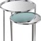 Homeroots 22" Silver Aluminum Round Mirrored End Table 354673 - alternate 2