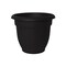Bloem Planter Ariana 10.2in H X 12in D Resin Elegant Black Black 20-56912 - alternate 1