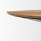 Homeroots 63" Brown and Black Solid Wood and Metal Pedestal Base Round Top Dining Table 597661 - alternate 6