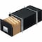 Bankers Box File Box, Steel, 12 in W, 24 in D, 10 1/2 in H, Black 00511 - alternate 1