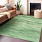 Homeroots 5' X 8' Green Striped Washable Indoor Outdoor Area Rug 608113 - alternate 4