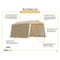 Shelterlogic AutoShelter 10 x 15 x 8 ft Sandstone 62681 - alternate 5