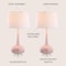 Jonathan Y Bette 28.5" Glass Teardrop LED Table Lamp, Pink, 2PK JYL1079A-SET2 - alternate 6