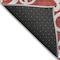 Homeroots 5' X 8' Red And Ivory Damask Washable Indoor Outdoor Area Rug 614456 - alternate 4