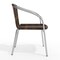 Flash Furniture Contemporary Restaurant Stack Chair, Aluminum and Dark Brown Seat, Tan Back, 21.75 W 22" L 29 H TLH-020-GG - alternate 6