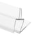 Prime-Line Frameless Shower Door Bottom Seal for 1/2 in  Glass Doors, 45 Deg Drip Guard, 36 in, Clear Vinyl M 6259 - alternate 2