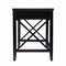 Homeroots 48" Black Poplar Solid Wood Writing Desk With Three Drawers 402067 - alternate 3