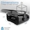 Pyle Durable Universal Marine Stereo Cover, Black PLMRCB3 - alternate 4