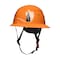 Malta Dynamics APEX Type 2 Class E Full Brim Safety Helmet, ANSI Z89.1, EN12492, OSHA, Orange HHO3004 - alternate 5