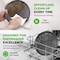 Nutrichef 12.8 Inch Nonstick Pizza Pan for Oven, Gray BKNCBS10SPIZZAP - alternate 3