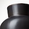 Homeroots 11" Black Abstract Cylinder Ceramic Table Vase 397543 - alternate 4