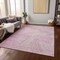 Homeroots 5' X 8' Pink And Ivory Abstract Washable Indoor Outdoor Area Rug 597041 - alternate 3
