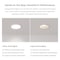 Vidalite Inspira 2in White Square Integrated LED Canless Recessed Lighting Kit, Selectable 5CCT, 9W, 700LM CE1009399 - alternate 4