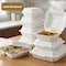Eco Harmony Products Clamshell Hinged Food Storage Container, MFPP, Center Slide, 3 compartments, 8.25" x 7.5", 150PK 804599 - alternate 4