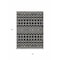 Homeroots 3' X 5' Black Ivory And Blue Geometric Washable Indoor Outdoor Area Rug 612172 - alternate 4