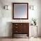 James Martin Vanities Addison 36" Single Vanity, Mid-Century Acacia, w/ 3 CM Tajnar Eclos Top E444-V36-MCA-3TJR - alternate 2