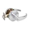 Global Door Controls GAL Series Pisa Style Heavy-Duty Commercial Cylindrical Lever, Grade 2 Privacy in Brushed Chrome GAL-1140P-626 - alternate 1