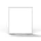Ghent Floor Partition, Aluminum Frame with Magnetic Porcelain Panel, 54''H x 48''W MP5448-20 - alternate 3