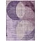 Homeroots 3' X 5' Purple And Lavender Geometric Washable Indoor Outdoor Area Rug 604923 - alternate 2