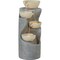 Best Garden 16'' W. 35'' H. x 16'' L. Polyresin Bowl Fountain with LED WXF1905563-p - alternate 2