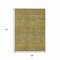 Homeroots 9' X 12' Sage And Gold Striped Washable Indoor Outdoor Area Rug 615636 - alternate 3