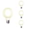 Bulbrite 7WLED G25 2700K FILAMENT E26 MILKY FULLY COMPATIBLE DIMMING, 4PK 862893 - alternate 1