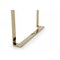 Homeroots 24" Champagne Gold and White One Drawer Nightstand 491588 - alternate 2