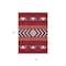 Homeroots 8' X 10' Red White And Navy Blue Southwestern Washable Indoor Outdoor Area Rug 613948 - alternate 3