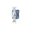 Leviton Wall Switch, 1/2 hp, Toggle, 15 A, White M1201-W - alternate 1
