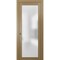 Sartodoors Sliding Pocket Door with Tempered Glass Planum 2102 32x96 Solid Core Modern Interior PLANUM2102PD-HA-3296 - alternate 1
