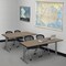 Regency Cain T-Base Training Seminar Table, 72 in W, 24 in L, Noble Oak MTRCT7224NOGY - alternate 3